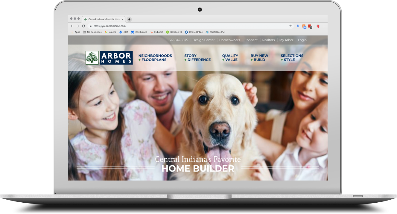 Arbor Homes Website by RocketBuild