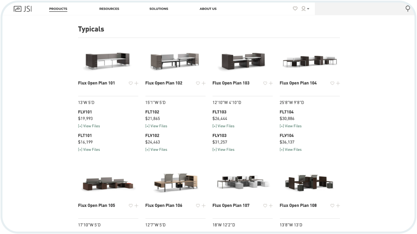 Furniture company website, RocketBuild