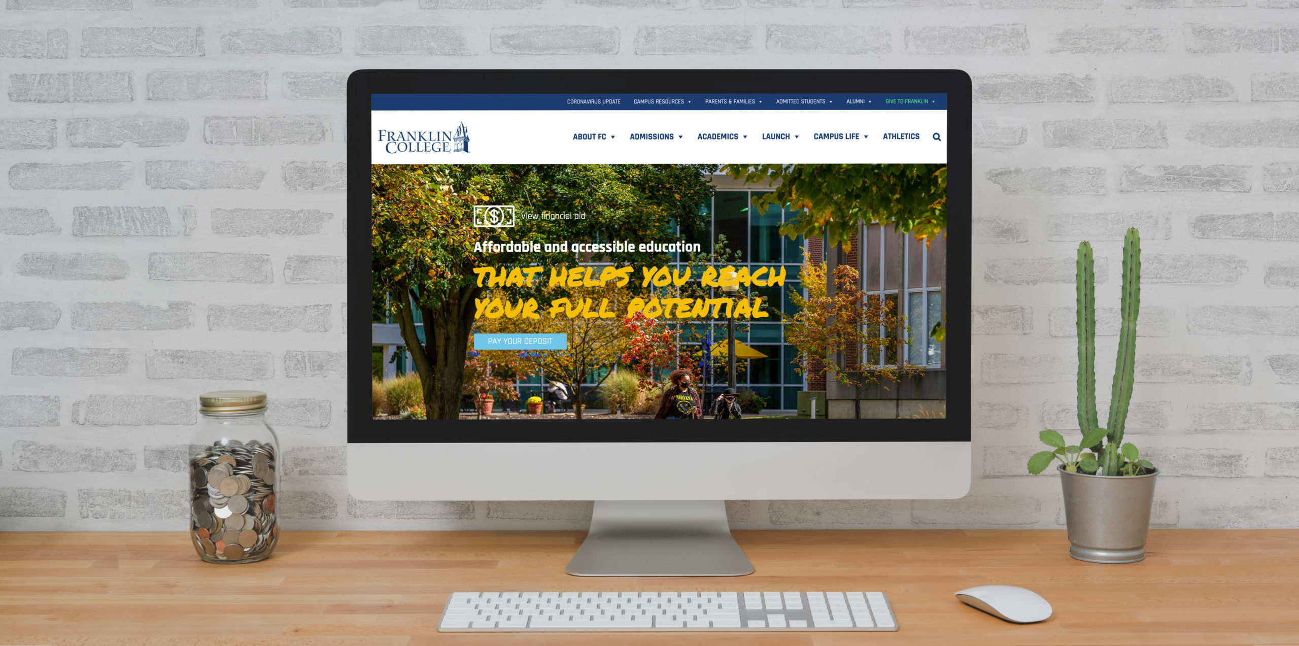 Higher education website, RocketBuild